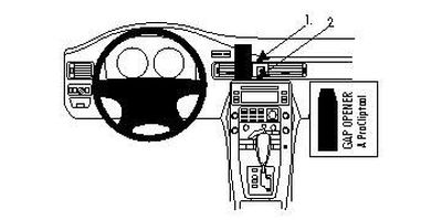 Volvo S80/V70/CX70 08-11, Senter Høy, Tre