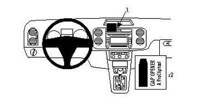Volkswagen Tiguan 08-15, Sentrert