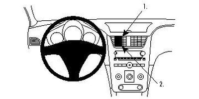 Chevrolet Malibu 08-12, Sentrert