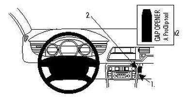 Citroen C5 III 08-15, Vinklet