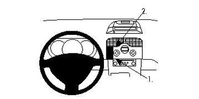 Renault Kangoo 08-13, Sentrert