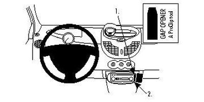 Renault Twingo 08-12, Sentrert