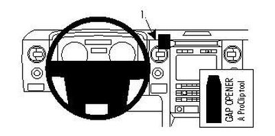 Ford F-Series 150 09-14, Sentrert, Sølv og trepanel