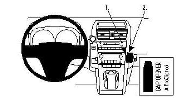ProClip Monteringsbøyle Lexus HS Serie 10-13, Vinklet