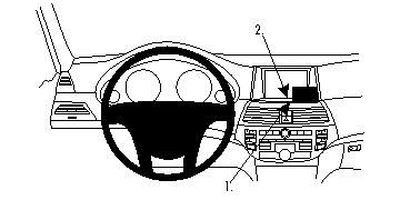 Honda Accord Coupé 08-12/Crosstour 10-12, Sentrert, Høyre