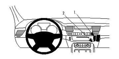 ProClip Monteringsbøyle Audi A8 11-15, Vinklet