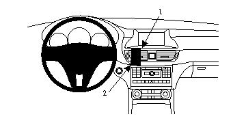 Brodit ProClip, Mercedes Benz CLS-Class 11-18