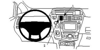 Toyota Prius + 12-15, Sentrert