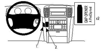 Kia Sorento 02-07, Sentrert
