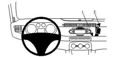 ProClip Monteringsbøyle Alfa Romeo Giulietta 10-15