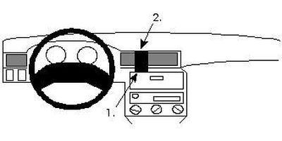 ProClip Monteringsbøyle Opel Astra 92-97