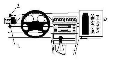 ProClip Monteringsbøyle BMW 316-330/M3 E46 98-04/Compact 01-07