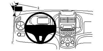 ProClip Monteringsbøyle Chevrolet Aveo 12-14