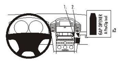 ProClip Monteringsbøyle Chevrolet Captiva 07-11