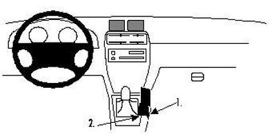 ProClip Monteringsbøyle Chevrolet Tracker 98-04/Suzuki Grand Vitara 98-02