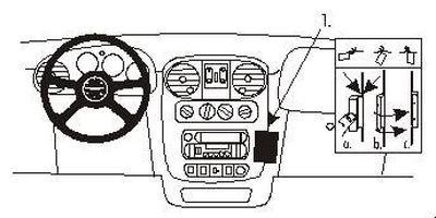 ProClip Monteringsbøyle Chrysler PT Cruiser 00-05