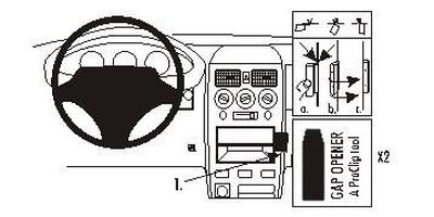 ProClip Monteringsbøyle Daihatsu Sirion 02-06