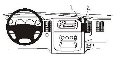 ProClip Monteringsbøyle Dodge Ram Pick Up 1500, 2500/3500 02-05
