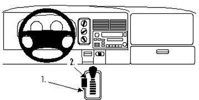 ProClip Monteringsbøyle Dodge Ram Pick Up 1500, 2500/3500 98-01