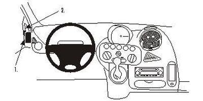 ProClip Monteringsbøyle Fiat Multipla 99-09