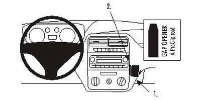 ProClip Monteringsbøyle Fiat Punto Grande 06-13