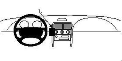 ProClip Monteringsbøyle Ford Mustang 95-04