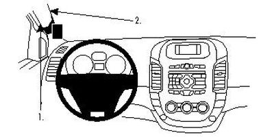 ProClip Monteringsbøyle Ford Ranger 12-15