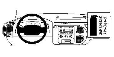 ProClip Monteringsbøyle Ford Transit 00-06