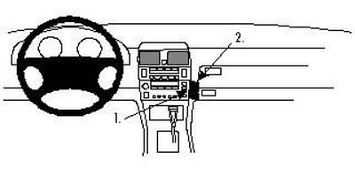 ProClip Monteringsbøyle Lexus LS Serie 95-98