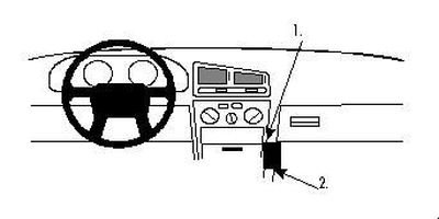 ProClip Monteringsbøyle Mitsubishi Galant 93-97