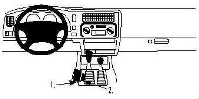 ProClip Monteringsbøyle Mitsubishi L200/Pick Up 97-05