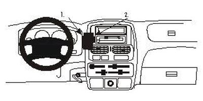 ProClip Monteringsbøyle Nissan Navara 00-05