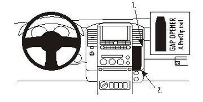 ProClip Monteringsbøyle Nissan Navara 06-10/Nissan Pathfinder 05-10