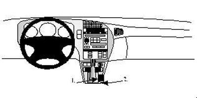ProClip Monteringsbøyle Saab 9-5 98-05