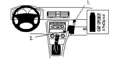 ProClip Monteringsbøyle Skoda Octavia 99-06