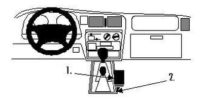 ProClip Monteringsbøyle Toyota HiLux 98-05