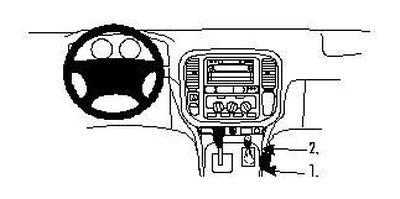 ProClip Monteringsbøyle Toyota LandCruiser 100 98-01