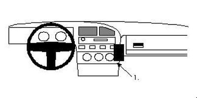 ProClip Monteringsbøyle Volkswagen Corrado 89-93