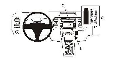 ProClip Monteringsbøyle Volkswagen Tiguan 08-15