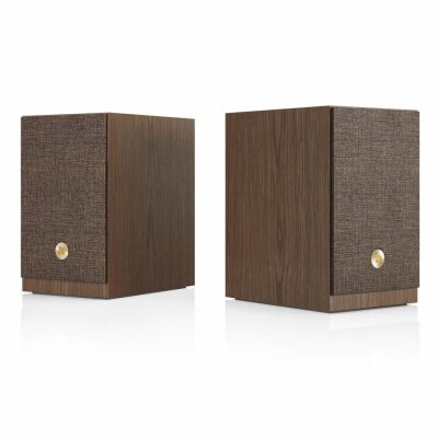 Audio Pro A28 W aktive stativhøyttalere med Wi-Fi, valnøtt