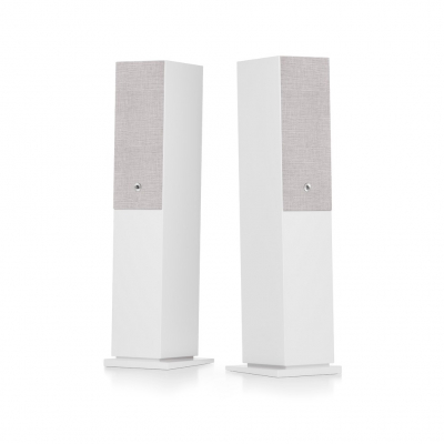 Audio Pro A48 W aktive høyttalere med HDMI, hvitt par