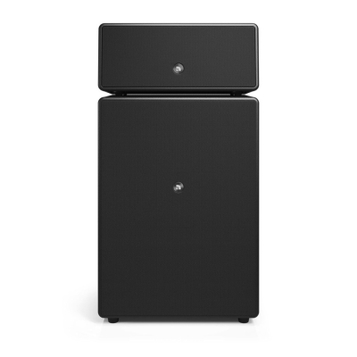 Audio Pro Drumfire II W Wi-Fi-høyttaler med Google Cast & AirPlay 2, svart