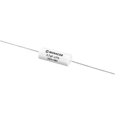 Monacor MKTA-27 MKT-filmkondensator, 2.7 µF, 250 V