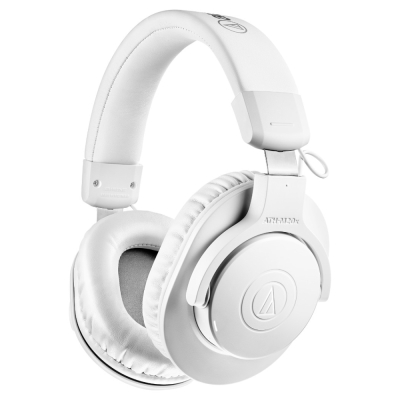 Audio Technica ATH-M20xBT, trådløse over-ear-hodetelefoner, hvit