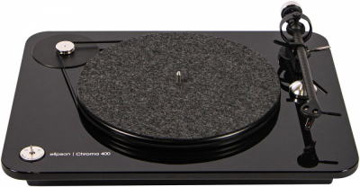 Elipson Chroma 400 platespiller med OM10, pianolakk svart