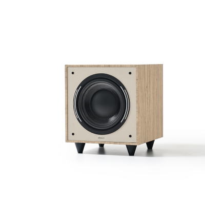Elipson Horus 8S Lys Tre/Beige, aktiv subwoofer