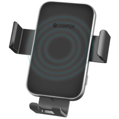 Champion CHMH240, mobilhållare med trådlös QI-laddare