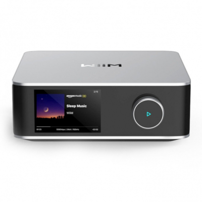 Wiim Amp Ultra streamingforsterker med HDMI ARC & Chromecast, sølv
