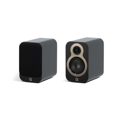 Q Acoustics 3010c stativhøyttaler, matt svart