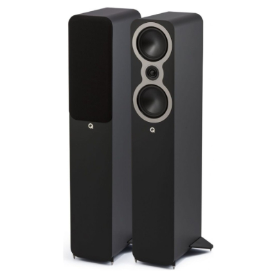 Q Acoustics 3040c gulvstående høyttalere, matt svart par
